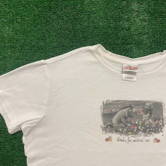 Vintage 90s Pooh Eeyore Movie Quote Essential Cartoon Tee - Picture 2 of 5